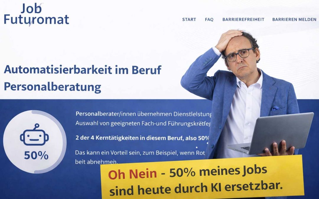 Oh nein: Der Job-Futuromat sagt, 50 % meines Jobs sind automatisierbar