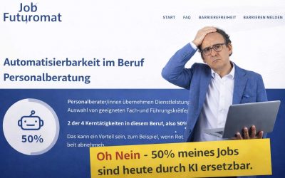 Oh nein: Der Job-Futuromat sagt, 50 % meines Jobs sind automatisierbar